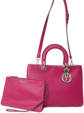 Christian Dior Diorissimo Leather Handbag